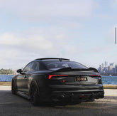 Audi RS5 B9 2018 2019 2020 with Aftermarket Parts - Rear Diffuser Pre-preg Carbon Fiber from Karbel Carbon